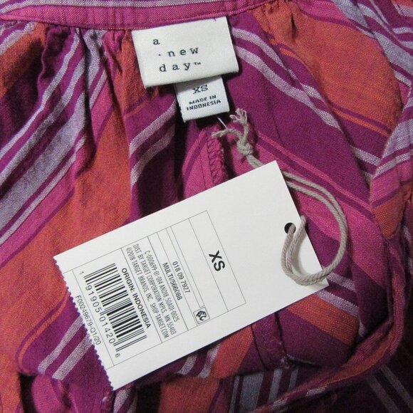 A New Day High Yoke Midi Dress Tie Waist Stripe
New - Picture 7 of 11